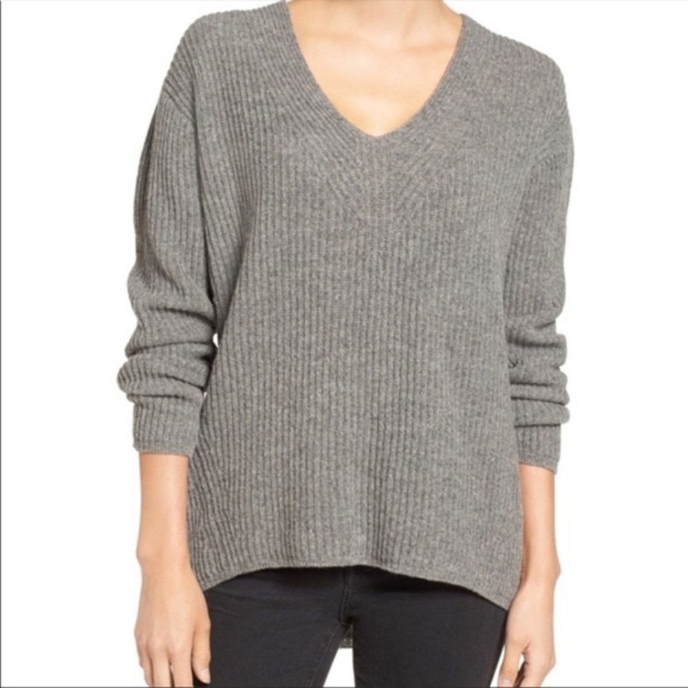 Madewell V-Neck Wool Sweater